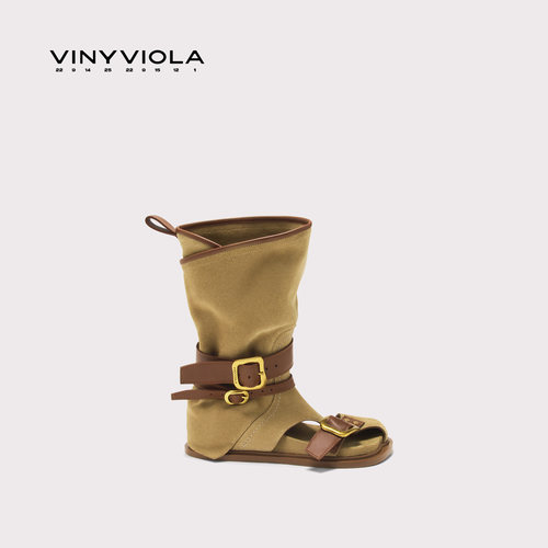 vinyviola维尼维拉高筒凉靴