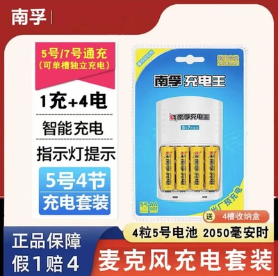 南孚5号充电2050毫安电池麦克风