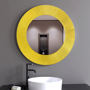 欧式亚克力框劳芬智能镜led灯防雾发光壁挂浴室镜超白玻化妆镜子