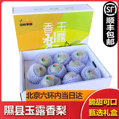山西隰县玉露香梨原箱礼盒装