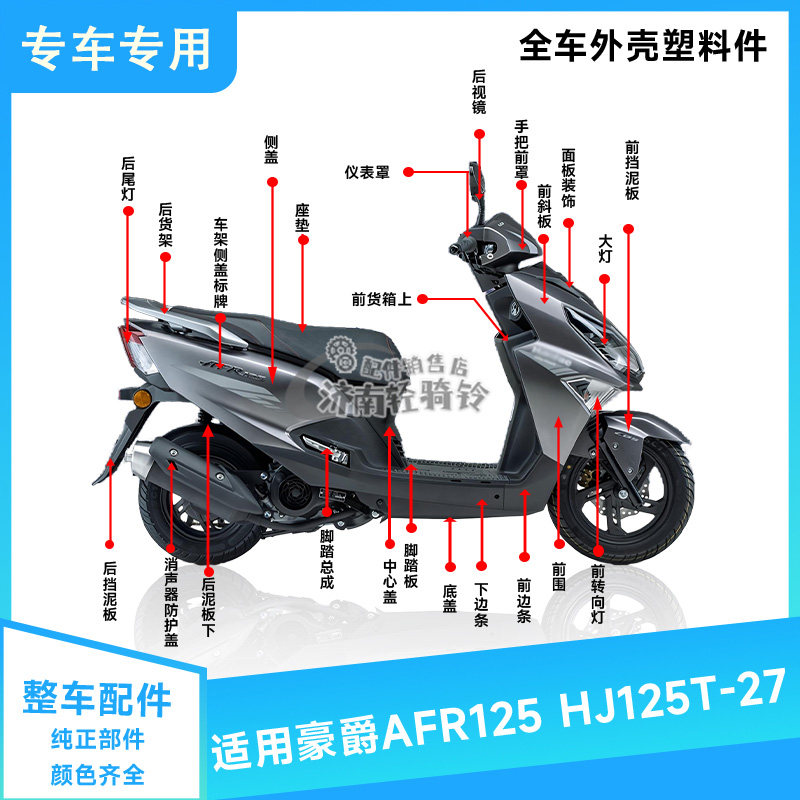AFR125整车外壳件前围前面板侧板