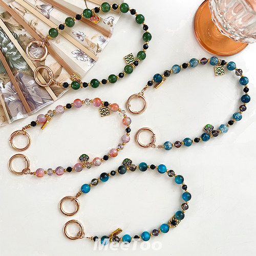 新款水晶流苏手机挂绳可