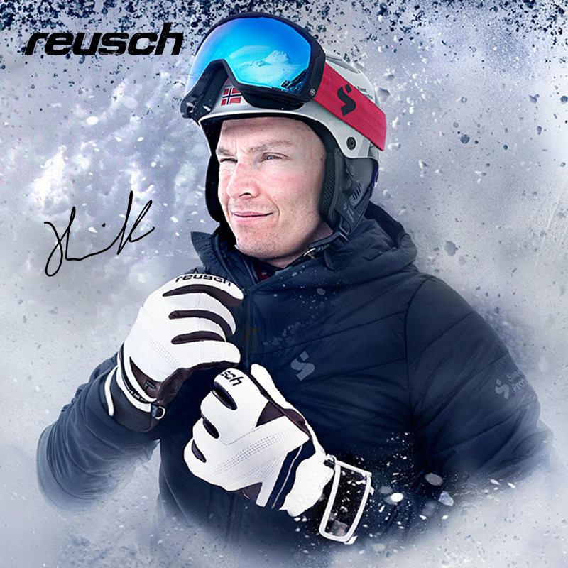 Reusch滑雪手套斗牛士冠军签名
