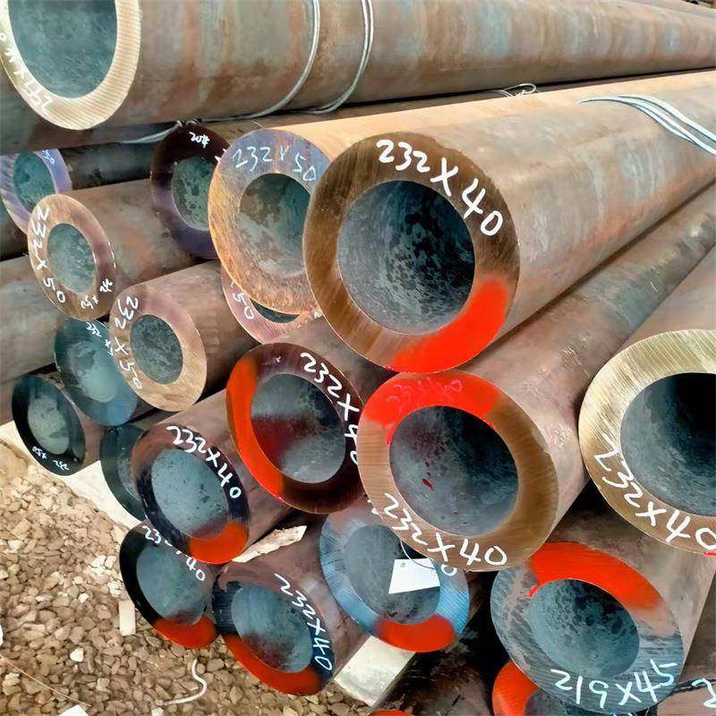 45#厚壁无缝钢管零切热轧高压锅炉管40Cr大口径无缝钢管厂家