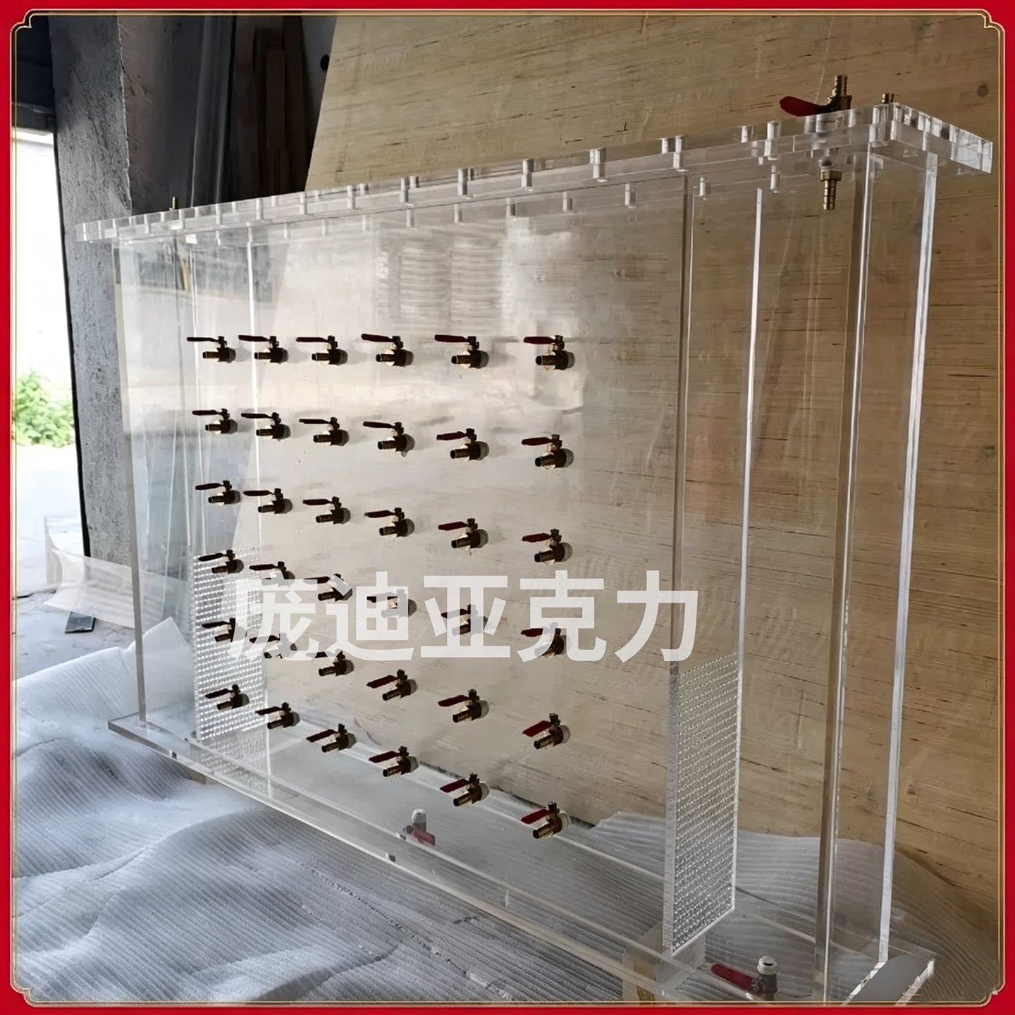亚克力水过滤实验箱有机玻璃透明沙土箱真空箱水箱鱼缸定制加工