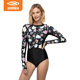 泳衣度假游泳连体水母衣 澳洲AXESEA 冲浪服女速干防晒长袖 Tale