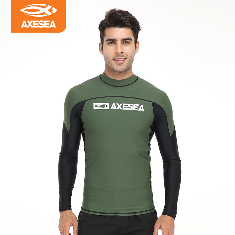AXESEA潜水服防晒男分体冲浪泳衣