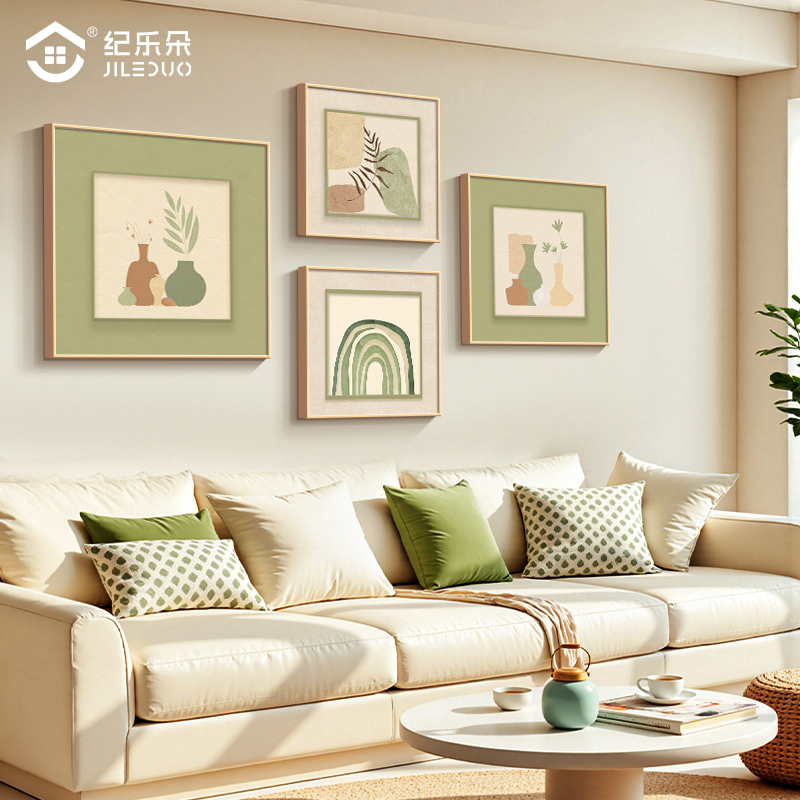 【新款】抽象艺术客厅组合装饰画