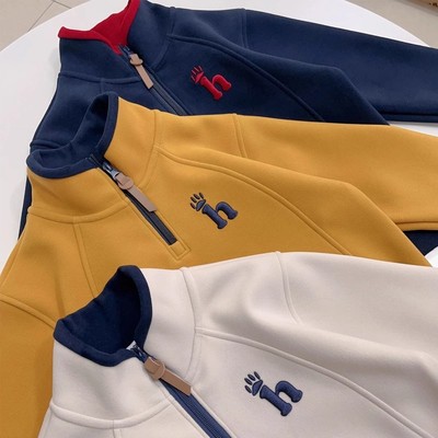 男童卫衣外套中大儿童洋气加绒