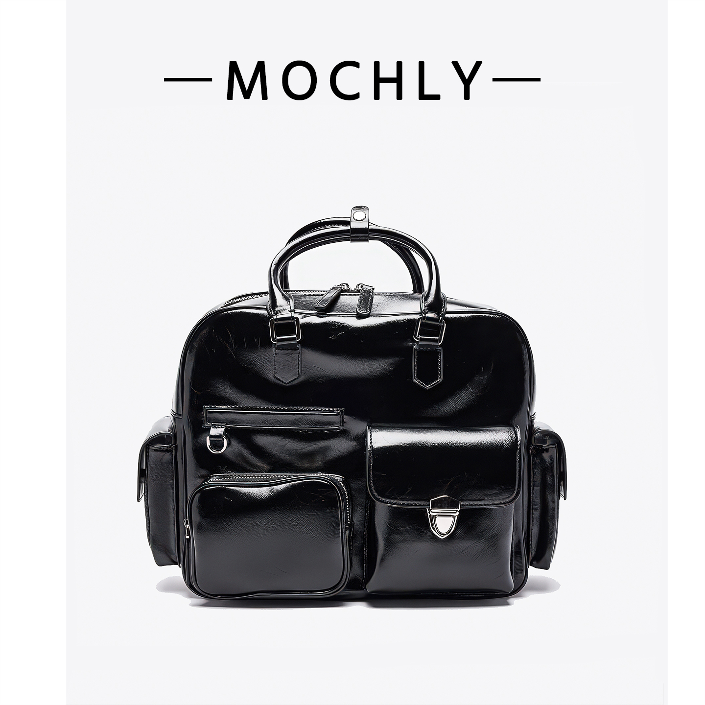 复古通勤女双肩包2025新款手提包学院风小众不撞款皮质大容量背包