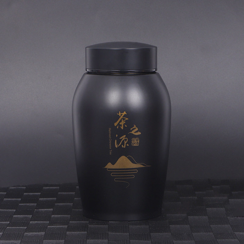 包装茶叶罐子中式普洱金