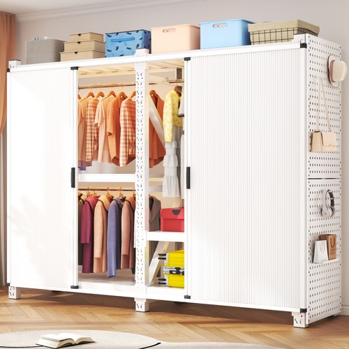 简易衣橱收纳柜对开门大容量