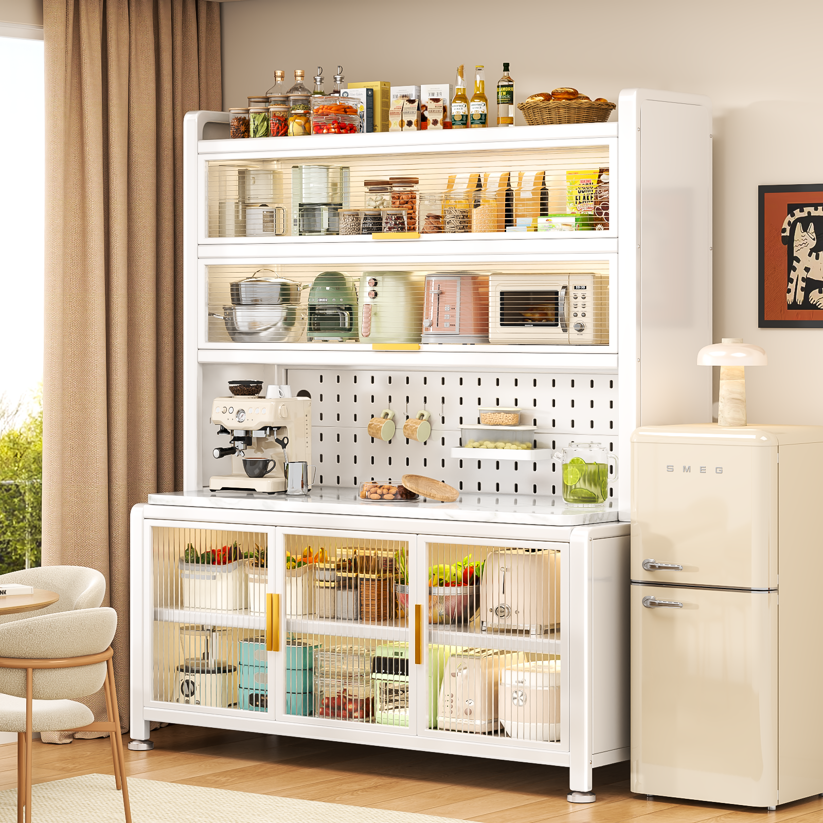 碳钢多功能厨房置物架