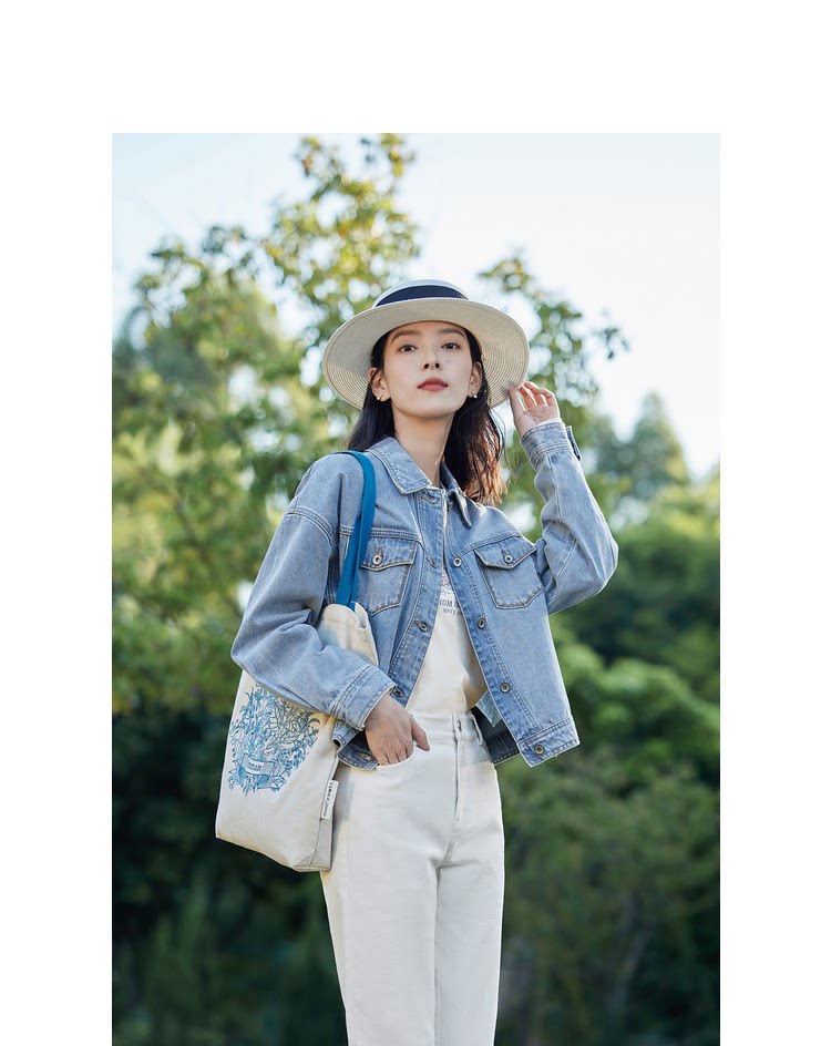 复古超好看休闲牛仔外套女2025年春季新款高级感夹克短款上衣