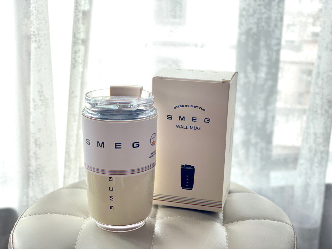 SMEG斯麦格阚清子同款奶白色咖啡杯随行杯不锈钢防漏保温冷热两用怎么样,好用不?