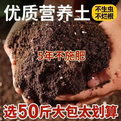 营养土通用型园艺绿植多肉花卉植物种植土壤养花种菜花土土