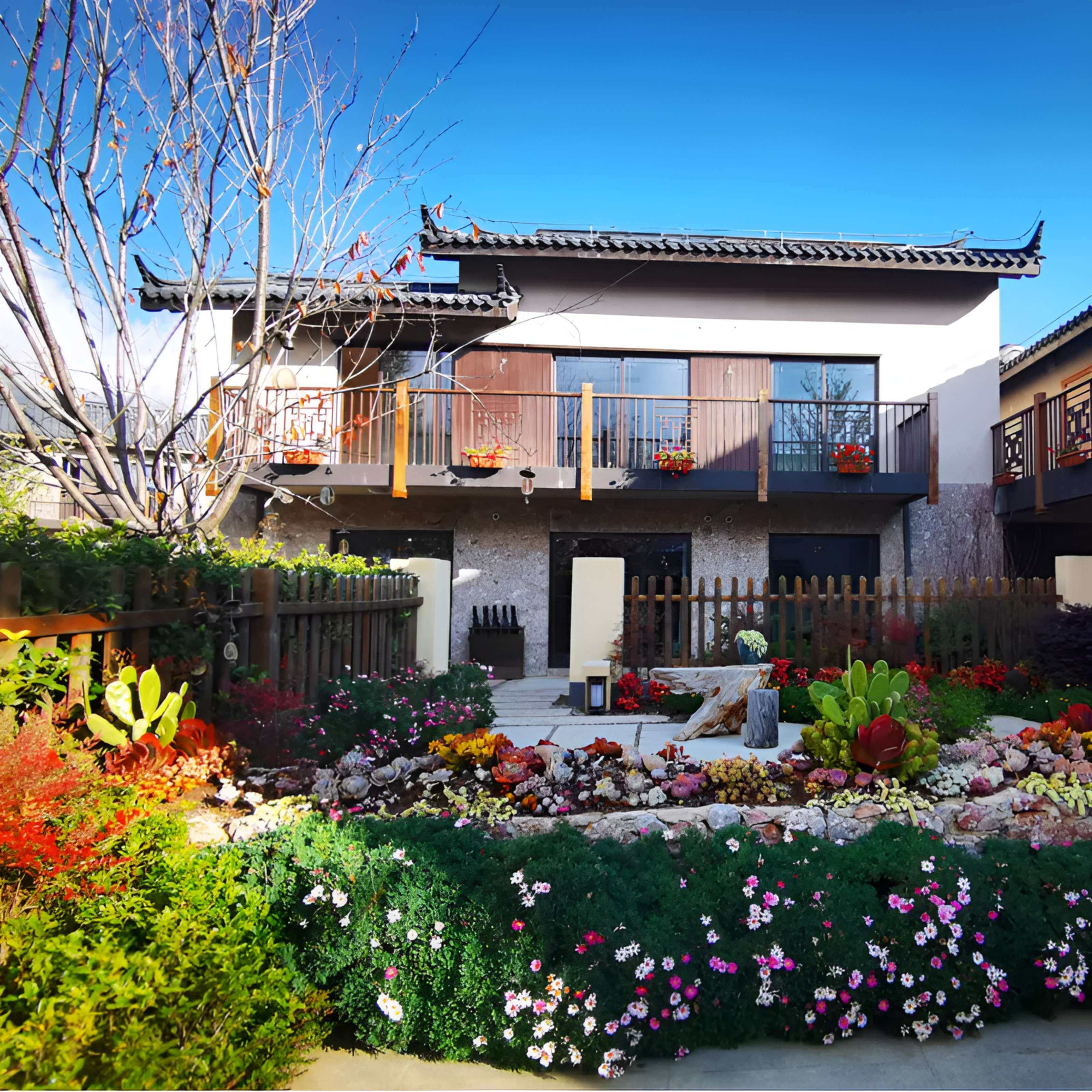 【限时特惠】丽江地中海棠岸2-3晚连住+双早+旅拍+有效期长