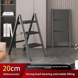 床笠用梯家折叠伸人折叠花架字梯室内子多功登高能爬梯缩加厚楼梯三四室内爬梯便携伸缩