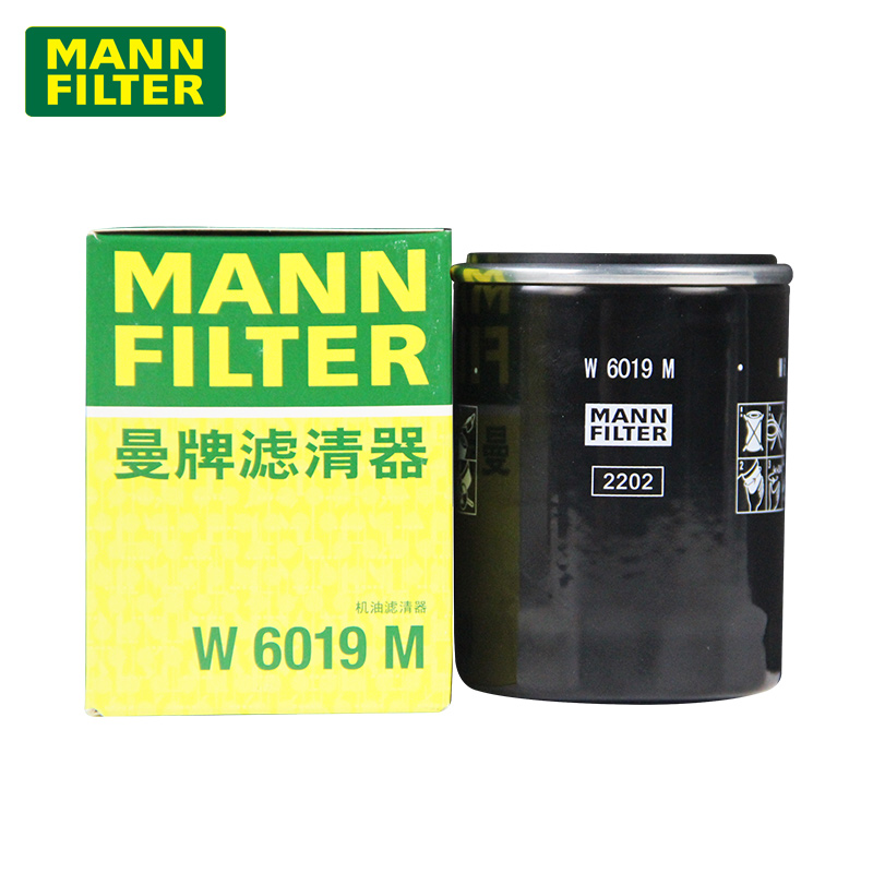 曼牌机油滤芯w6019m适用斯巴鲁