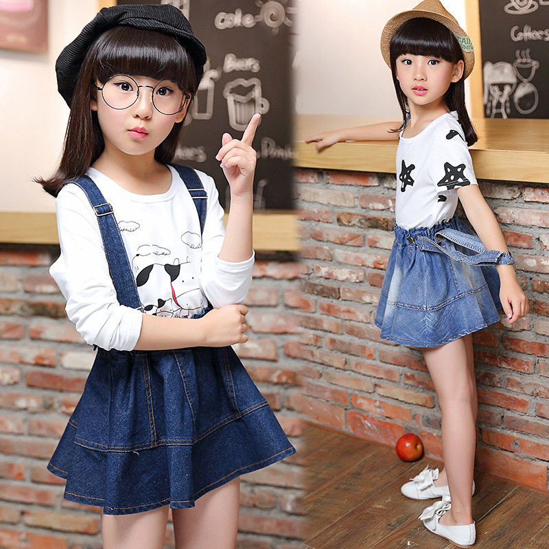 Jupe fillette en Toile de coton - Ref 2051162 Image 1