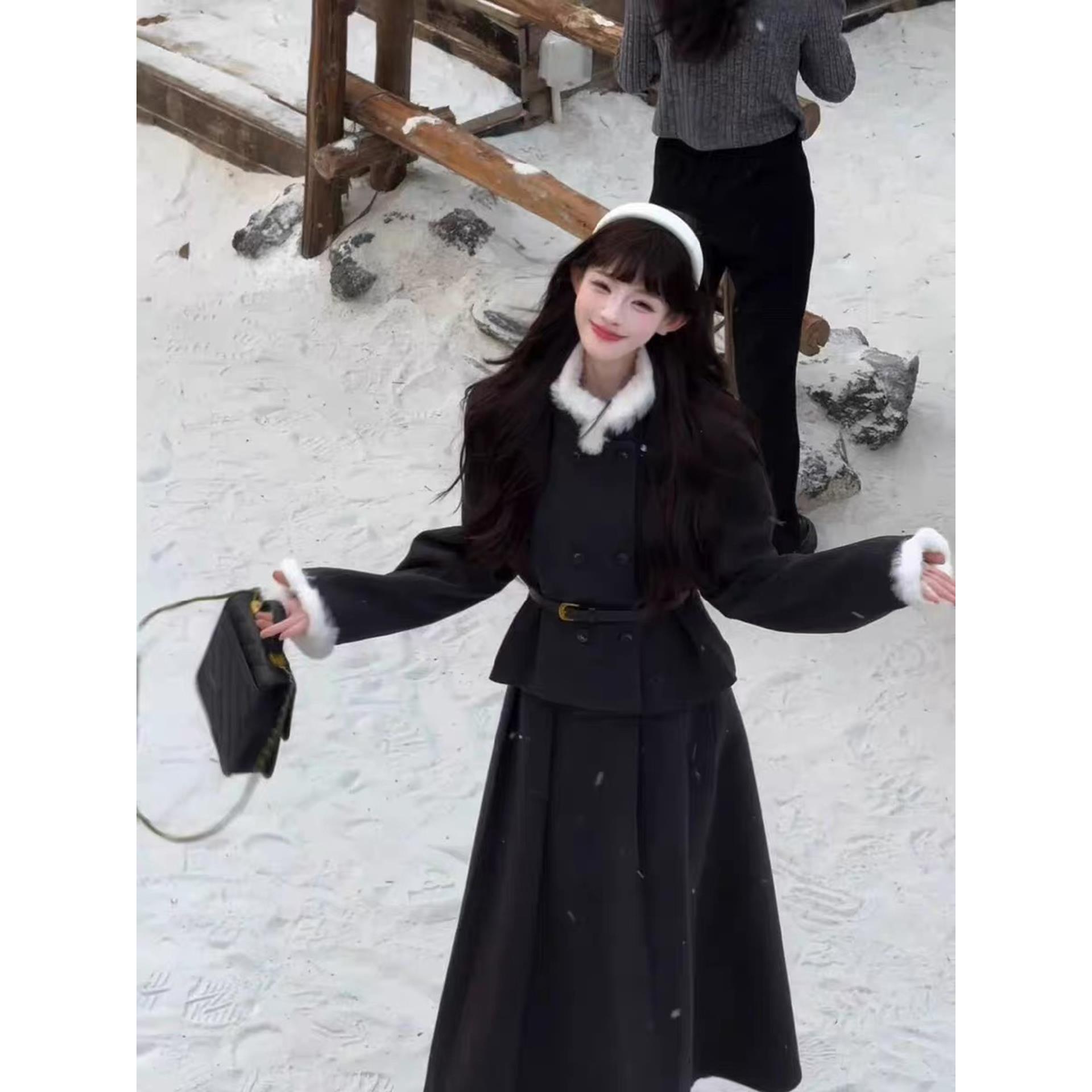 韩系富家千金小香风套装