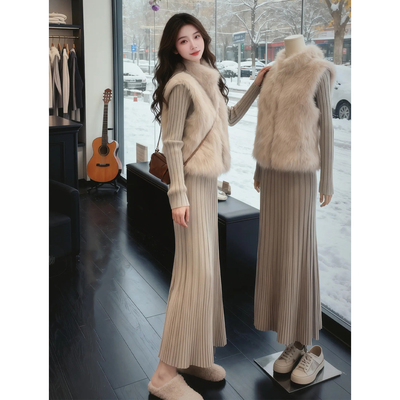 气质一整套ootd穿搭两件套装