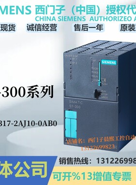 1P 6ES7317-2AJ10-0AB0西门子S7-300模块CPU 7 317-2DP中央处理器