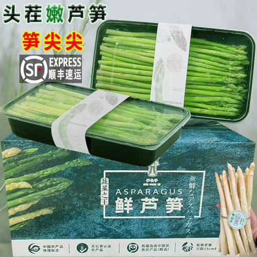 头茬笋尖尖  嫩芦笋特级新鲜现摘山东曹县细青嫩脆爽苞芽蔬菜顺丰