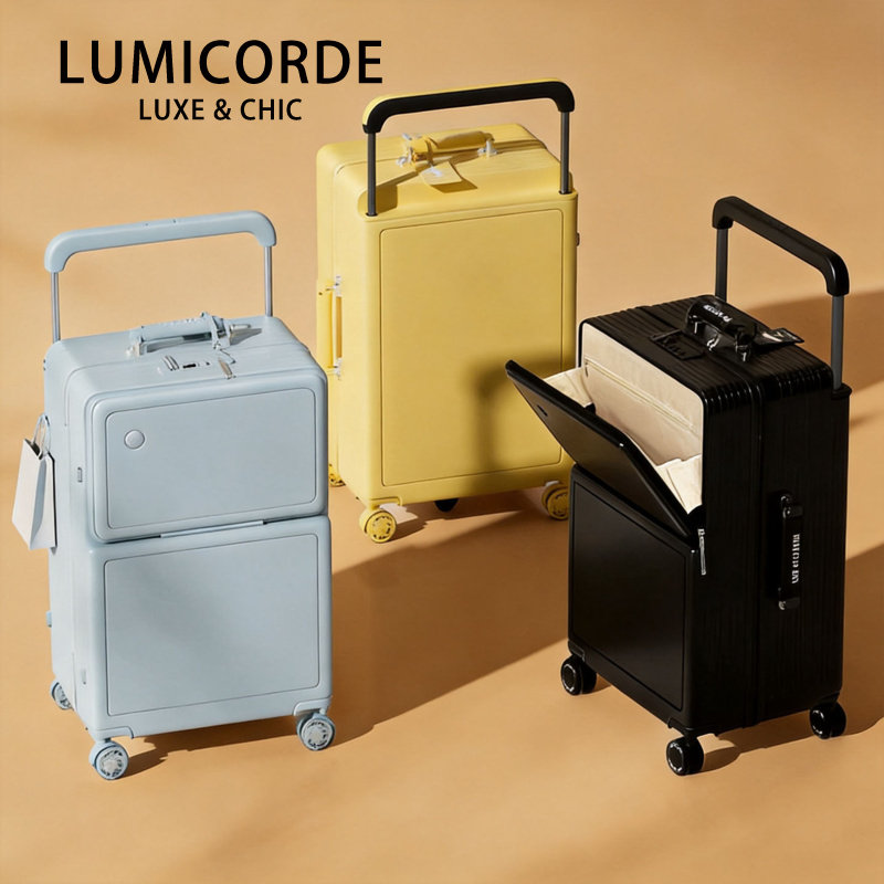 Lumicorde2026新款宽拉杆箱大容量旅行箱万向轮密码箱男女通用