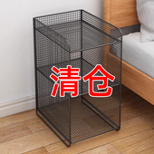 铁艺床头柜小型超窄夹缝床边小柜子迷你边几出租屋卧室置物架