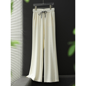 上身炒鸡舒服 XZ5707 百搭纯色直筒休闲裤 墙裂推荐 垂感显瘦时尚