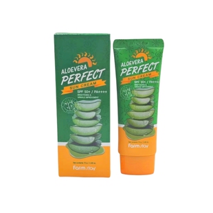 香港直邮韩国Farmstay法曼媞芦荟防晒SPF50+PA++++70g