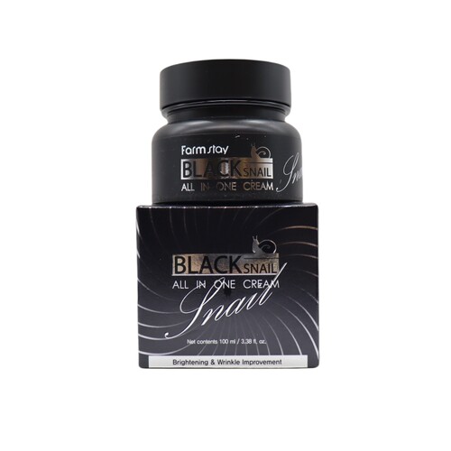 香港直邮韩国法曼媞FARMSTAY黑蜗牛全效面霜100ml