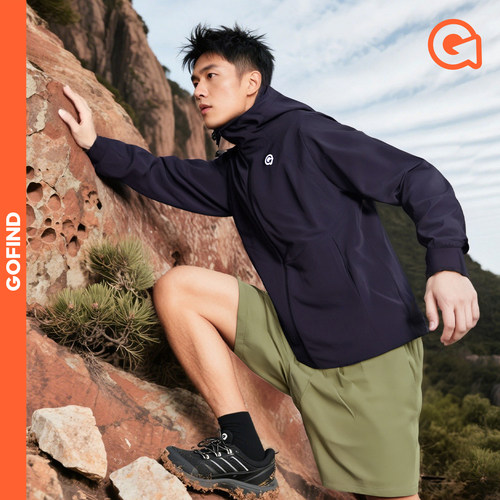 马拉松户外跑步服防风防水登山服
