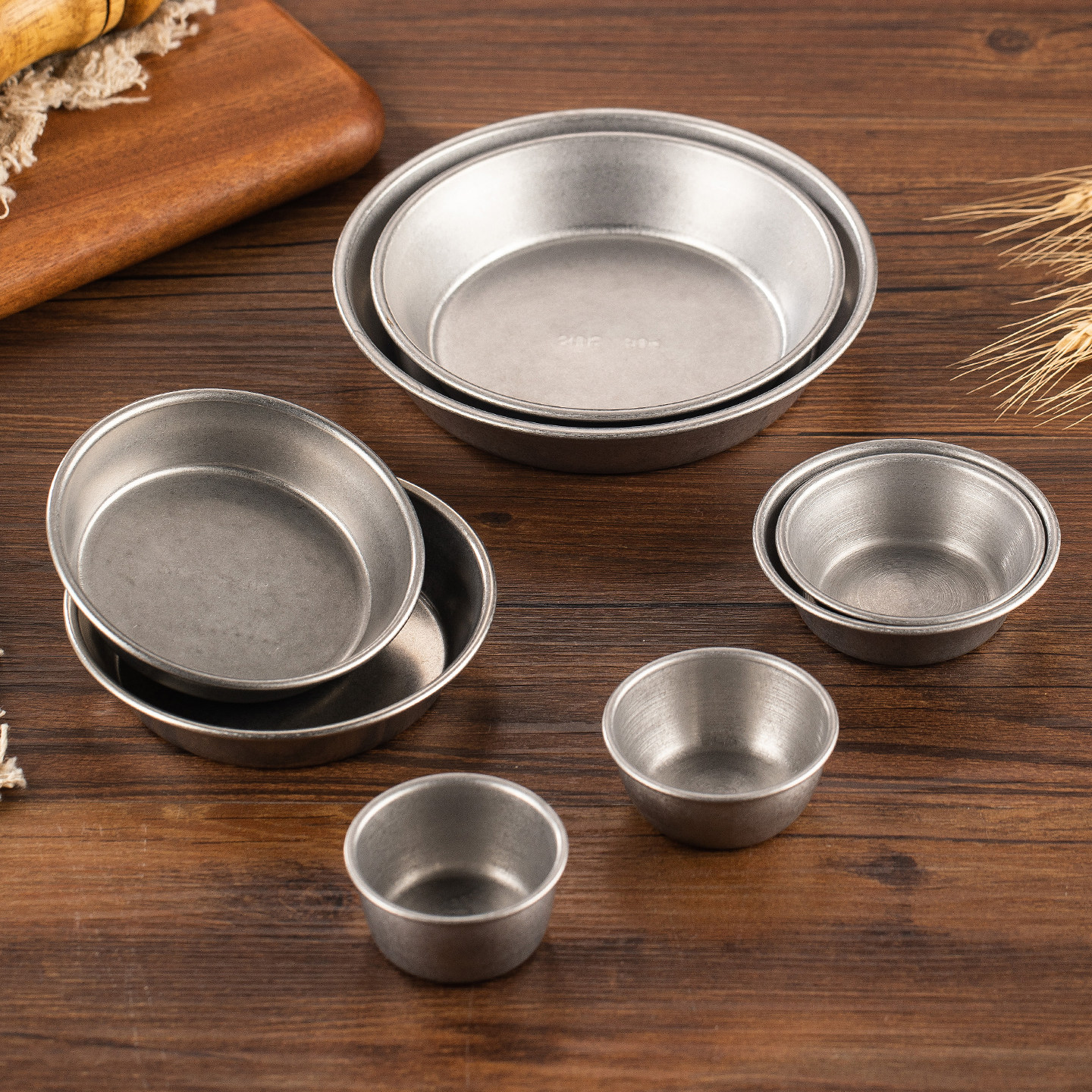 复古做旧304不锈钢酱料碟小菜泡菜圆形味碟番茄酱芥末调料蘸料碟