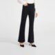 West 黑色高腰微喇休闲裤 玖熙女裤 2025爆款 Nine 气质秋季 新款 时尚
