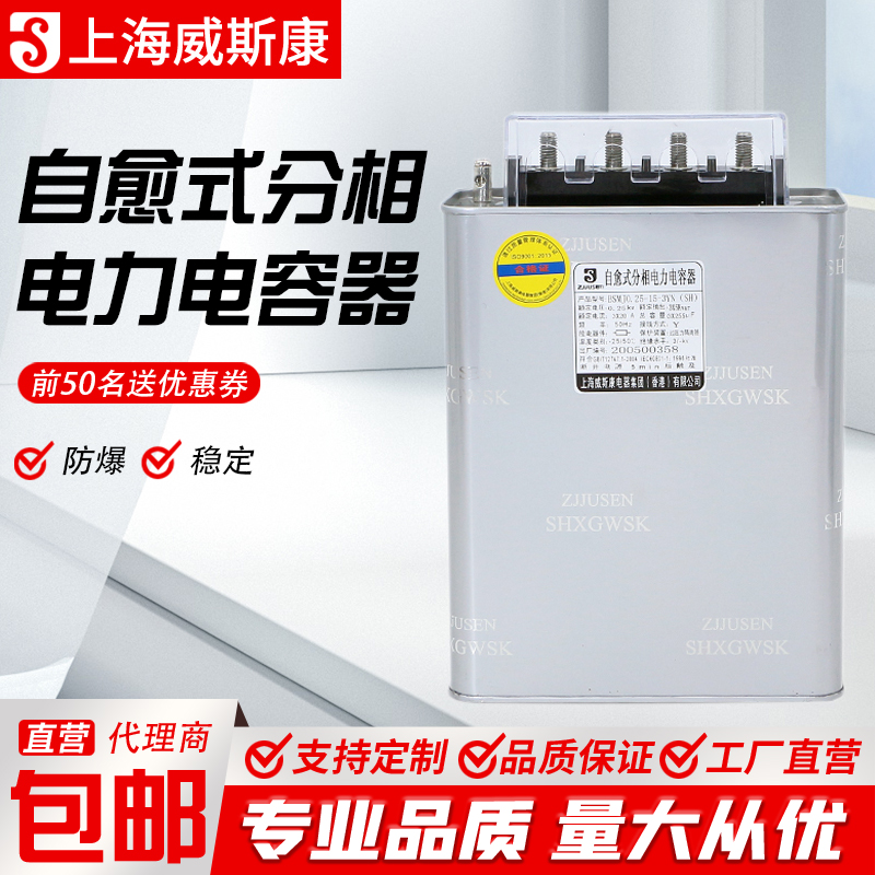 上海威斯康0.25/3YN全系列电容器
