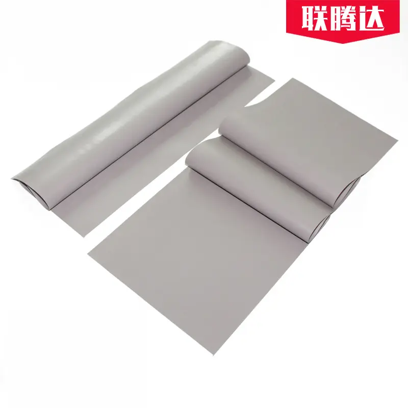 MOS管散热绝缘垫片0.3mm导热矽胶垫片电子导热矽胶布卷料生产