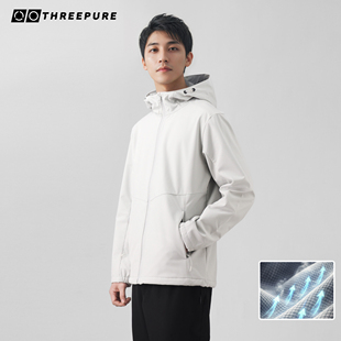 【三无公社】软壳外套防风拒水男女款秋冬摇粒绒保暖简约连帽夹克