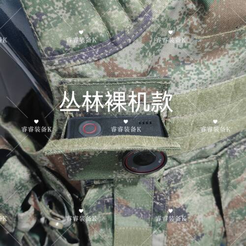 适配大疆action 3  4  5pro 兔笼款 裸肌款迷彩运动相机挂载包