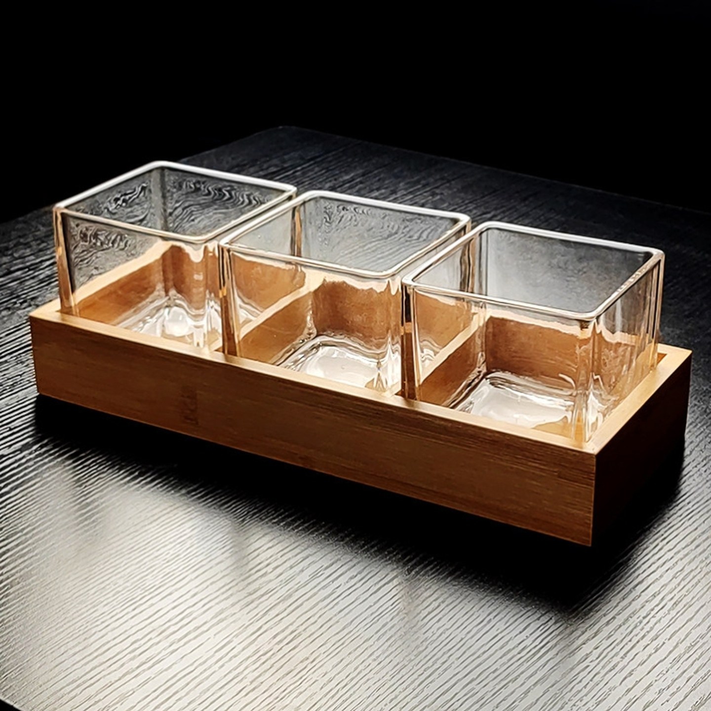 酒店早餐咸菜器皿小料台火锅容器方形玻璃凉菜盘自助餐小菜展示盒,餐饮具,盘,淘宝优惠券,粉丝福利购,淘宝优惠卷