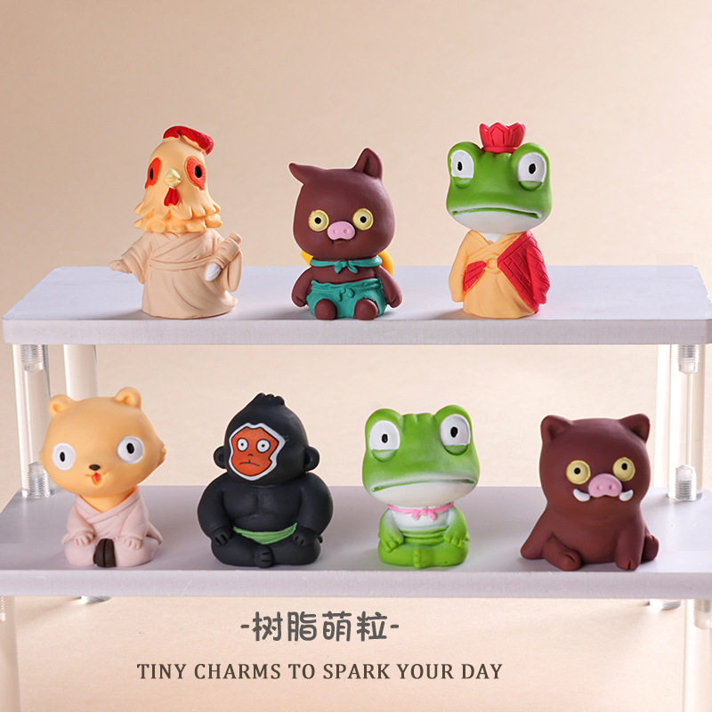 2026新款树脂创意潮玩公仔车载办公室桌面萌物摆件浪浪山小妖怪,家居饰品,桌面摆件,淘宝优惠券,粉丝福利购,淘宝优惠卷