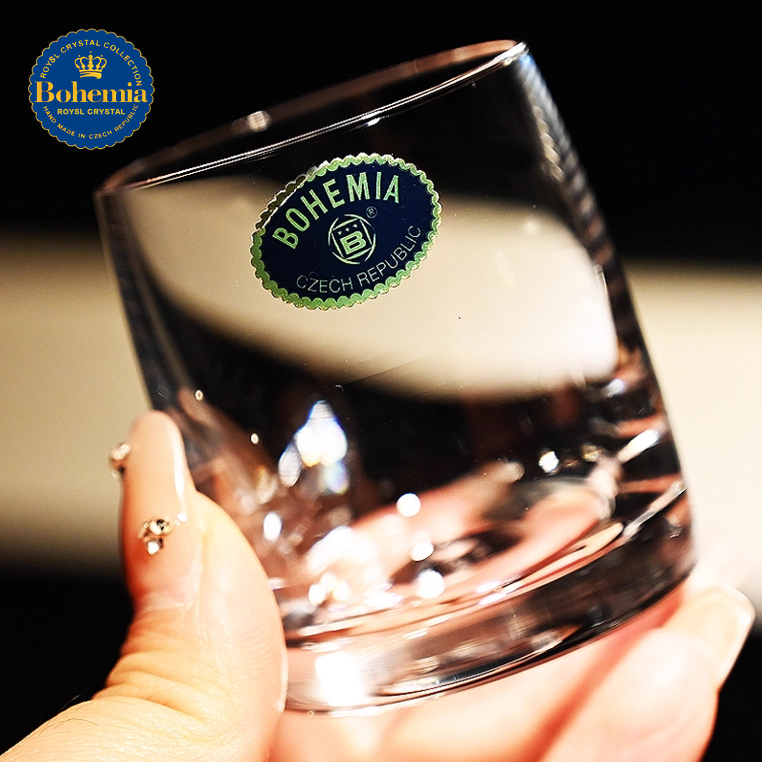 捷克BOHEMIA进口一两家用白酒杯