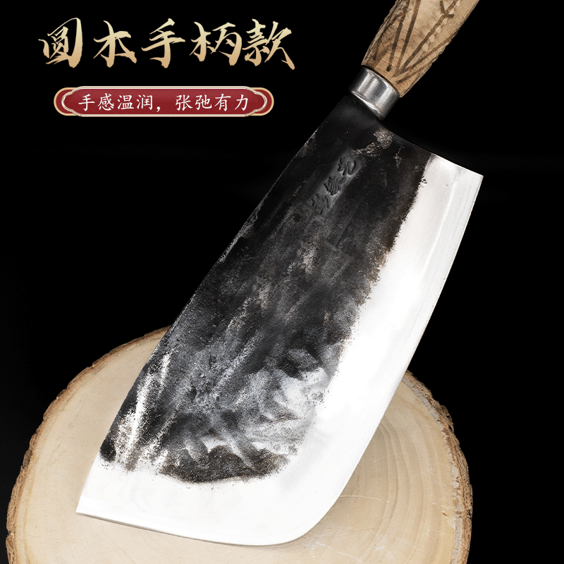 手工锻打弹簧钢刀砍牛骨头专用刀砍大骨头刀重型加厚斩骨刀剁骨刀