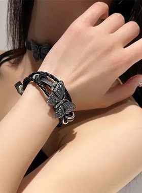 摇滚风欧美气质手镯choker