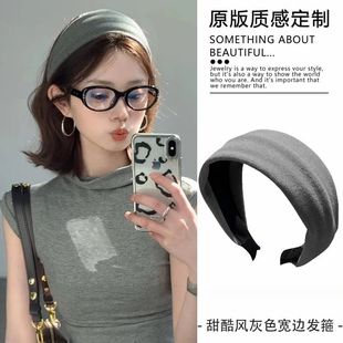 短发过渡期港式发带复古港风发箍女2025新款秋冬季高颅顶头箍头饰
