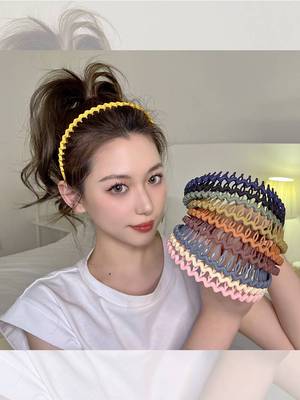 发箍防滑不掉细款女士
