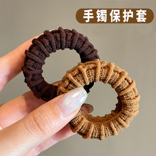 黄金手镯保护套镯子专用手链防磕碰神器素圈玉镯翡翠防刮遮挡皮筋