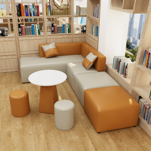 转角沙发l型小户型客厅简约直角休息区现代拐角小沙发办公室卡座