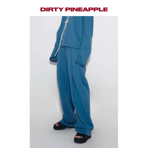 DIRTYPINEAPPLE宽松卫裤
